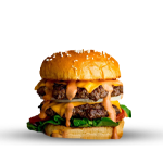 The Bunless Smashed Cheeseburger 