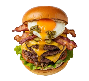 The Get Fat With Us Smashed Burger 