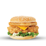Hash Brown Classic Chicken Burger 