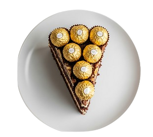 Ferrero Cake Slice 