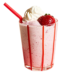 Fresh Strawberry Milkshake 