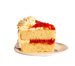 Vanilla Fruit Cake Slice 